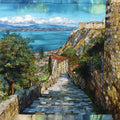 Palamidi Fortress — ceramic art tile