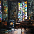 the Calvin Coolidge birthplace — ceramic art tile