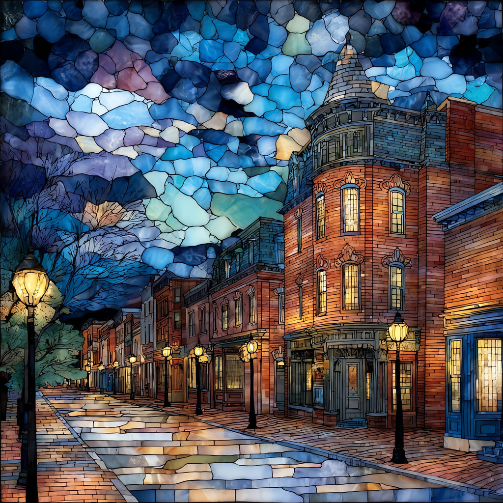 Massachusetts Street — ceramic art tile