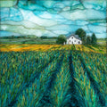 the Field of Dreams cornfield outfield — ceramic art tile