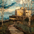 the High Line elevated park — ceramic art tile