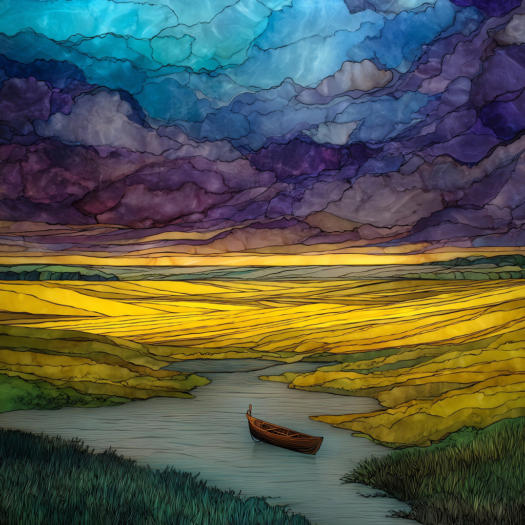 an Eastern Shore farm field — ceramic art tile