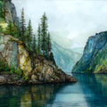 Punchbowl Cove — ceramic art tile