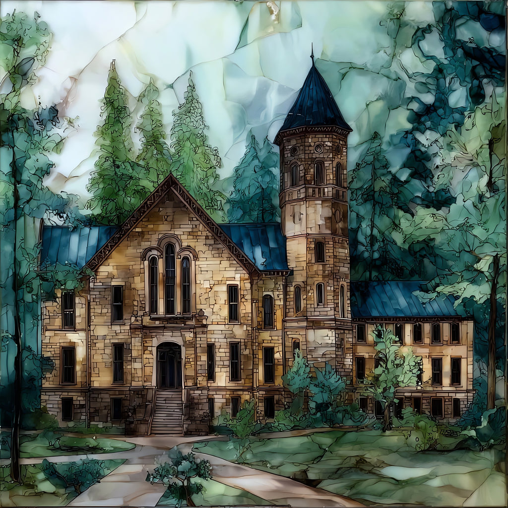 the National Park Seminary — ceramic art tile