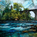 Belle Isle on the James River — ceramic art tile