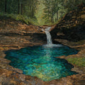 Devils Bathtub — ceramic art tile