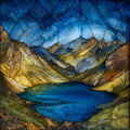 Picos de Europa Lakes of Covadonga — ceramic art tile