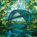 the International Bridge — ceramic art tile