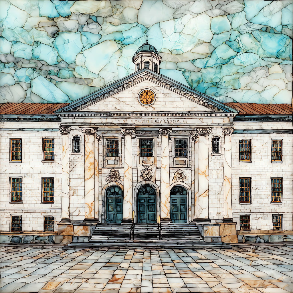 Naval Academy Bancroft Hall — ceramic art tile