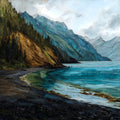 Lowell Point beach near Seward — ceramic art tile