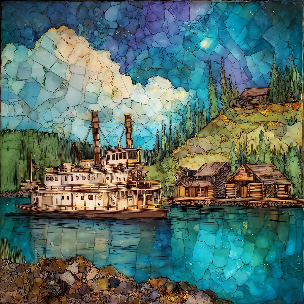 Pioneer Park — ceramic art tile