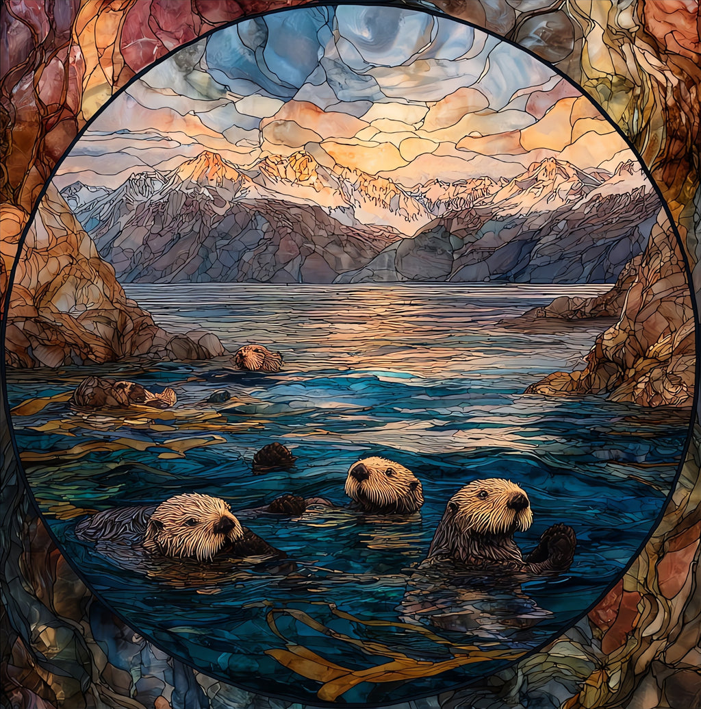 Resurrection Bay — ceramic art tile