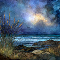 the Milky Way over — ceramic art tile