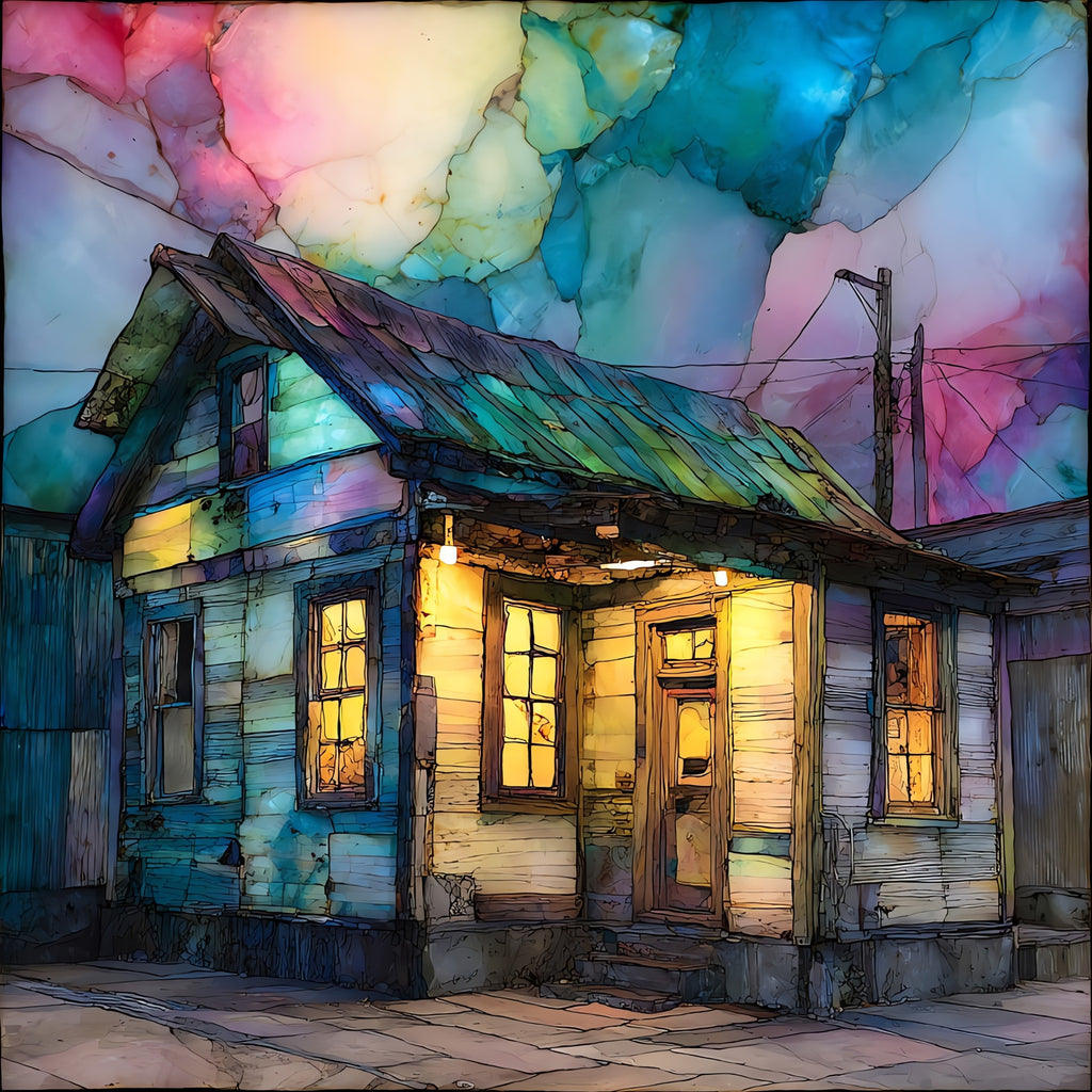 Po' Monkey's juke joint — ceramic art tile