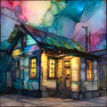 Po' Monkey's juke joint — ceramic art tile