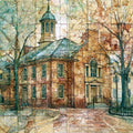 the New Castle Court House Green — ceramic art tile
