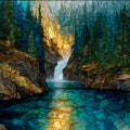Florence Falls hidden in — ceramic art tile