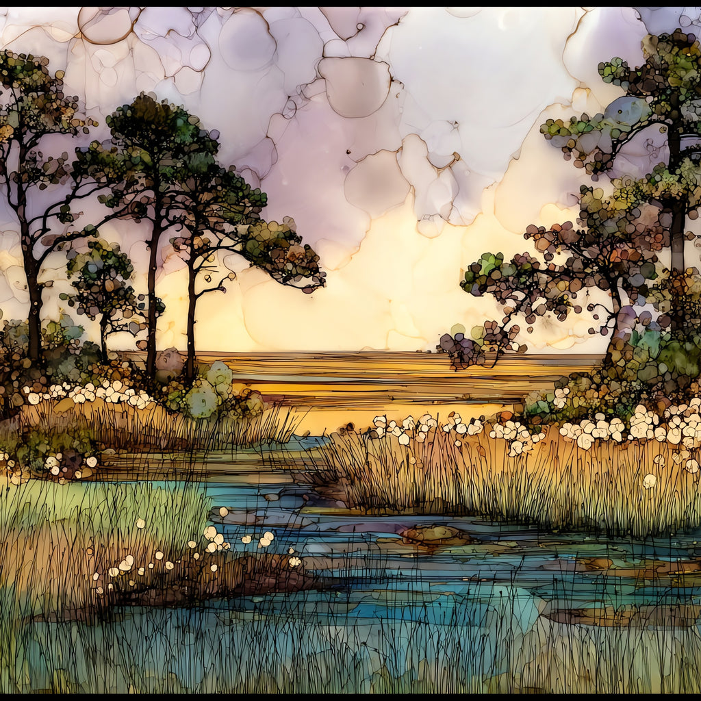 the Blackwater National Wildlife — ceramic art tile