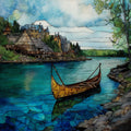 the St Regis Mohawk — ceramic art tile