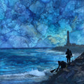 Big Cypress dark sky — ceramic art tile