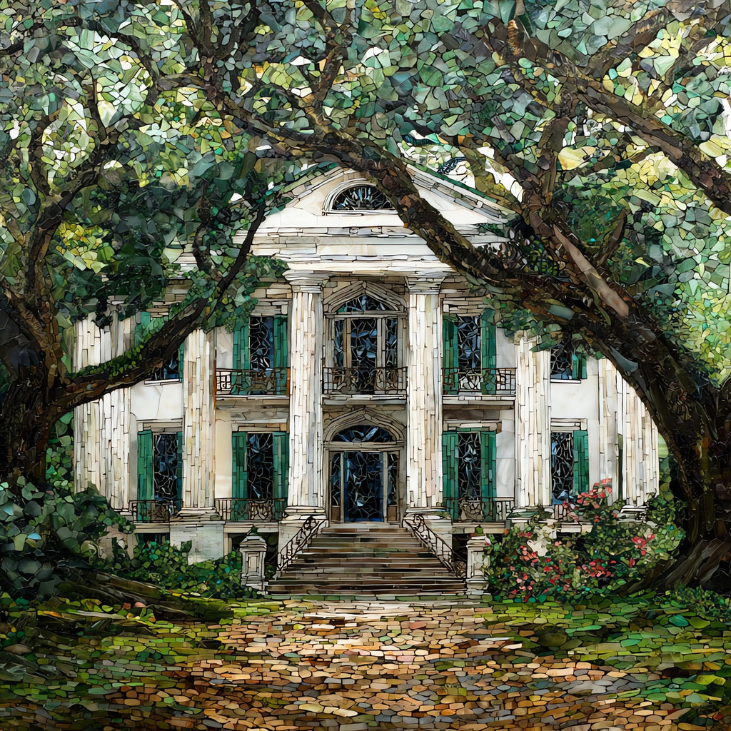 Magnolia Hall — ceramic art tile