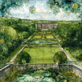The Elms green lawn — ceramic art tile