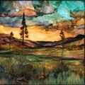 the James River Valley — ceramic art tile