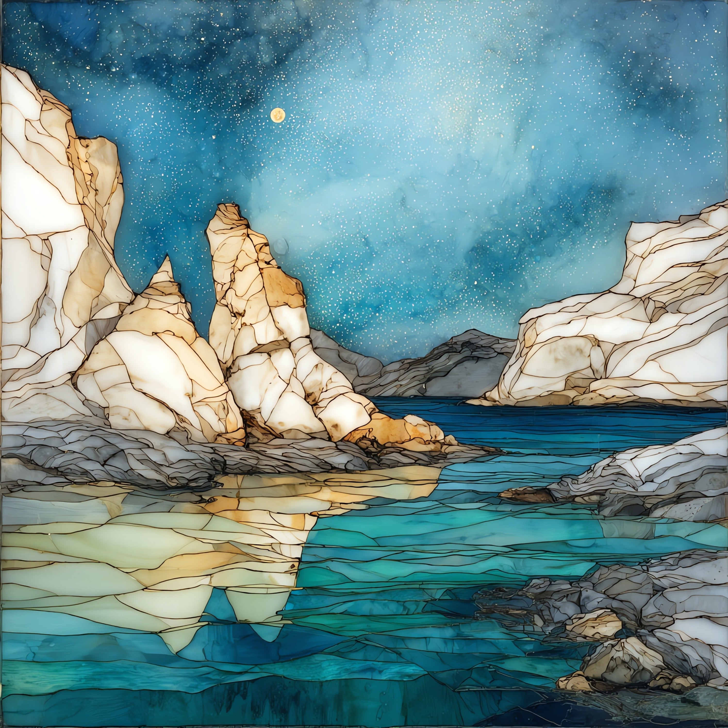 Sarakiniko — ceramic art tile