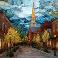 the Church Street Marketplace — ceramic art tile