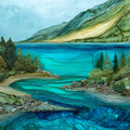 Glen Lake — ceramic art tile