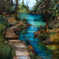 Bear Creek Lake State Park — ceramic art tile
