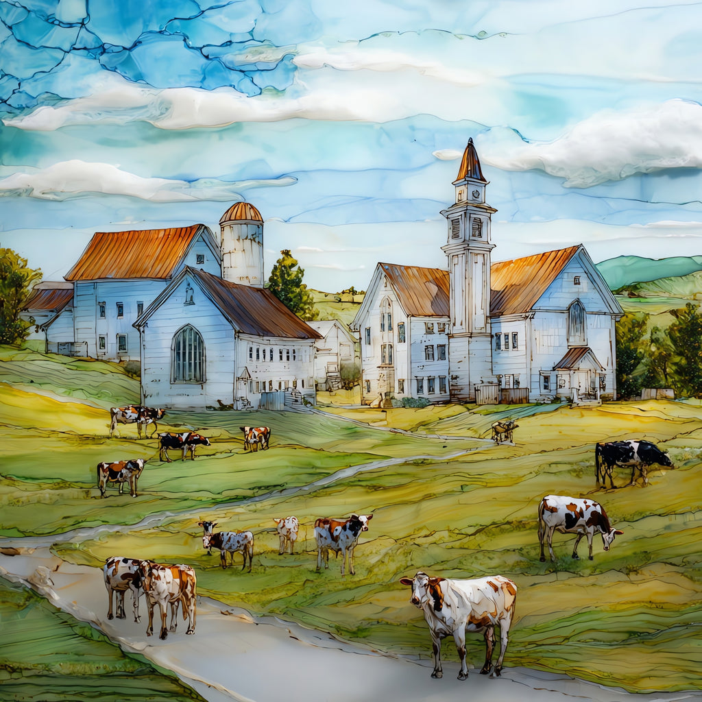 Cabot Creamery — ceramic art tile