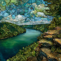 Palisades-Kepler State Park — ceramic art tile