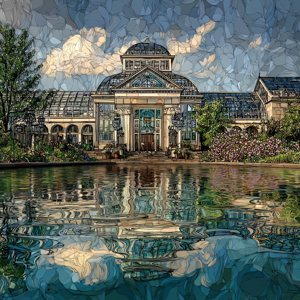 Lewis Ginter Botanical Garden — ceramic art tile