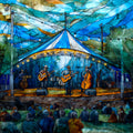 the Galax Old Fiddlers Convention — ceramic art tile