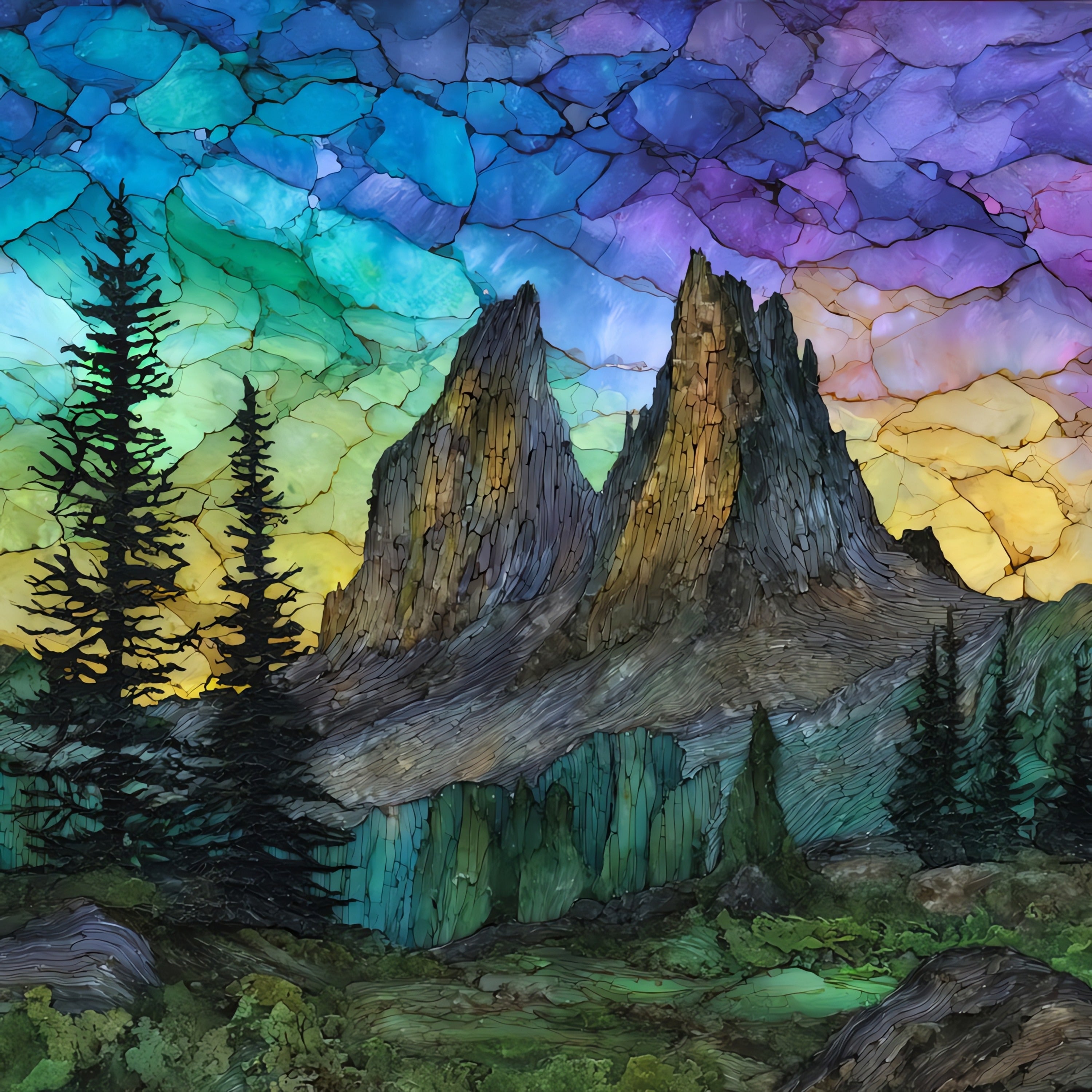 Three Fingered Jack — ceramic art tile