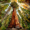 General Sherman Tree — ceramic art tile