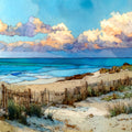 Misquamicut Beach — ceramic art tile