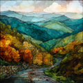 the Cherohala Skyway — ceramic art tile