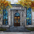 the IMS Museum facade — ceramic art tile