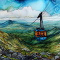 the Killington Skyride gondola — ceramic art tile
