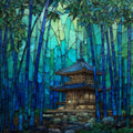 Kodaiji Temple Bamboo Grove — ceramic art tile