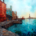 Red Hook waterfront — ceramic art tile