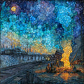 the National Hobo Convention — ceramic art tile