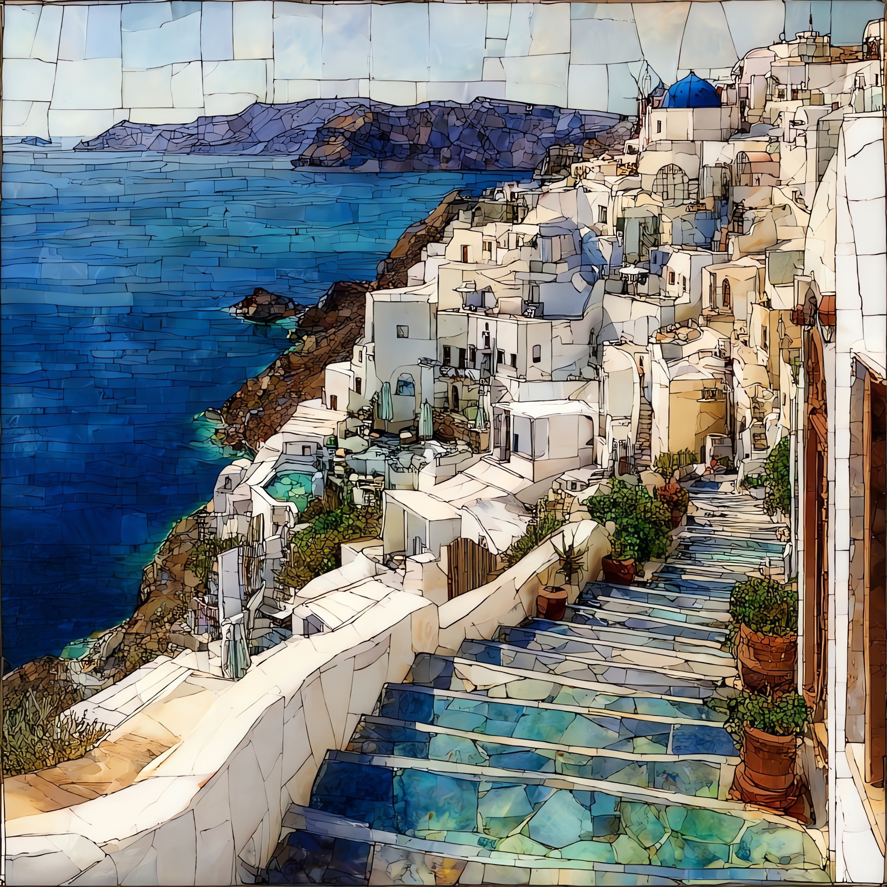 Fira — ceramic art tile