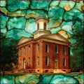 the Cherokee National Capitol — ceramic art tile