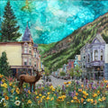 Crested Butte Elk Avenue Elk Range — ceramic art tile