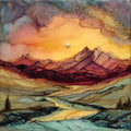 Camel's Hump — ceramic art tile