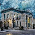 Northfield James-Younger Bank Raid — ceramic art tile