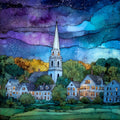 the Norwich village green — ceramic art tile